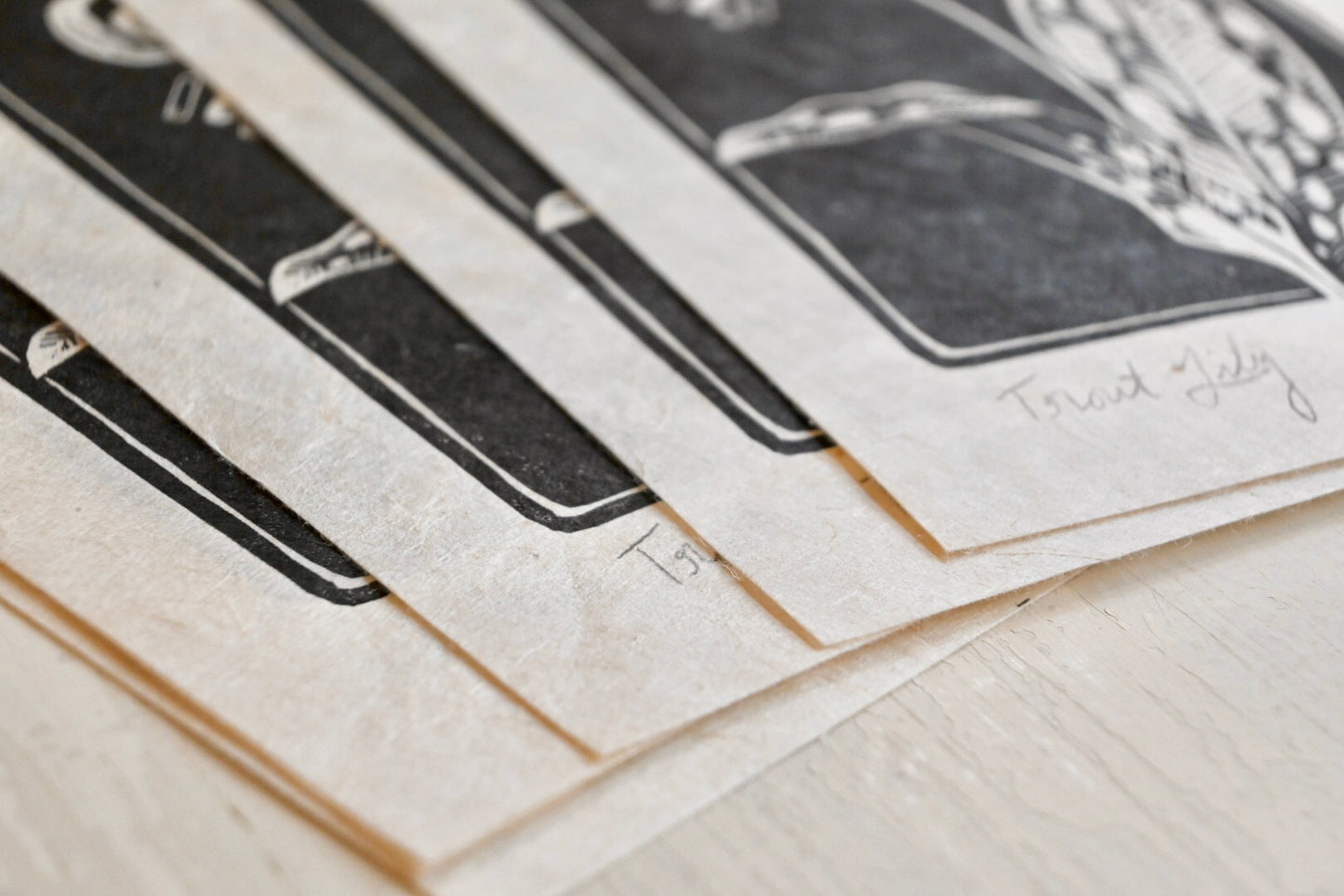 Trout Lily ✦ Linocut Print