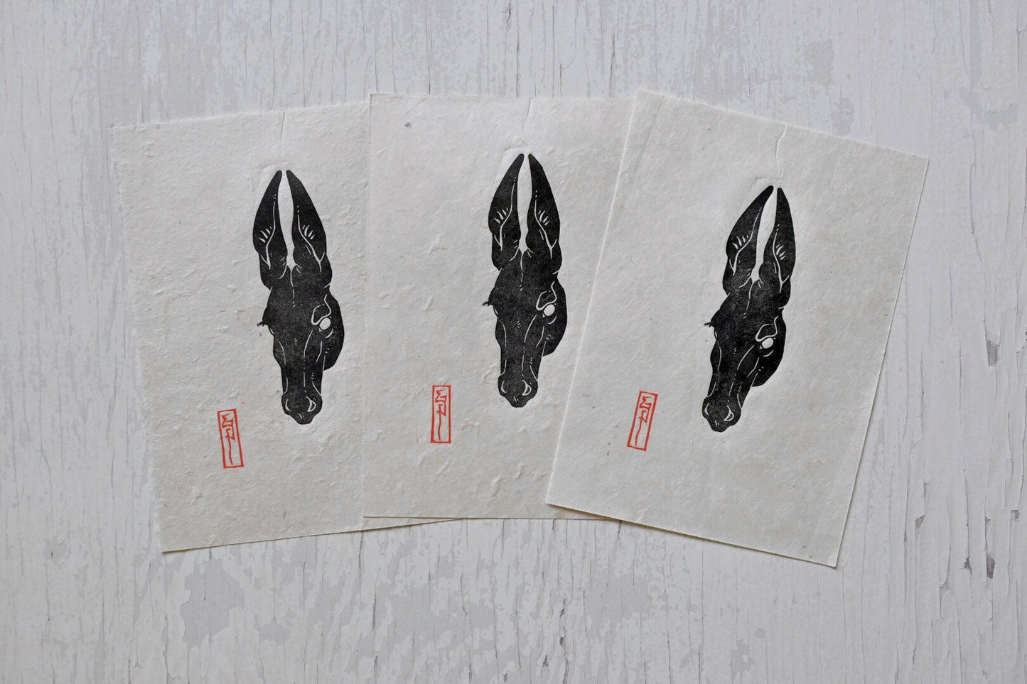 Pega Donkey ✦ Linocut Print