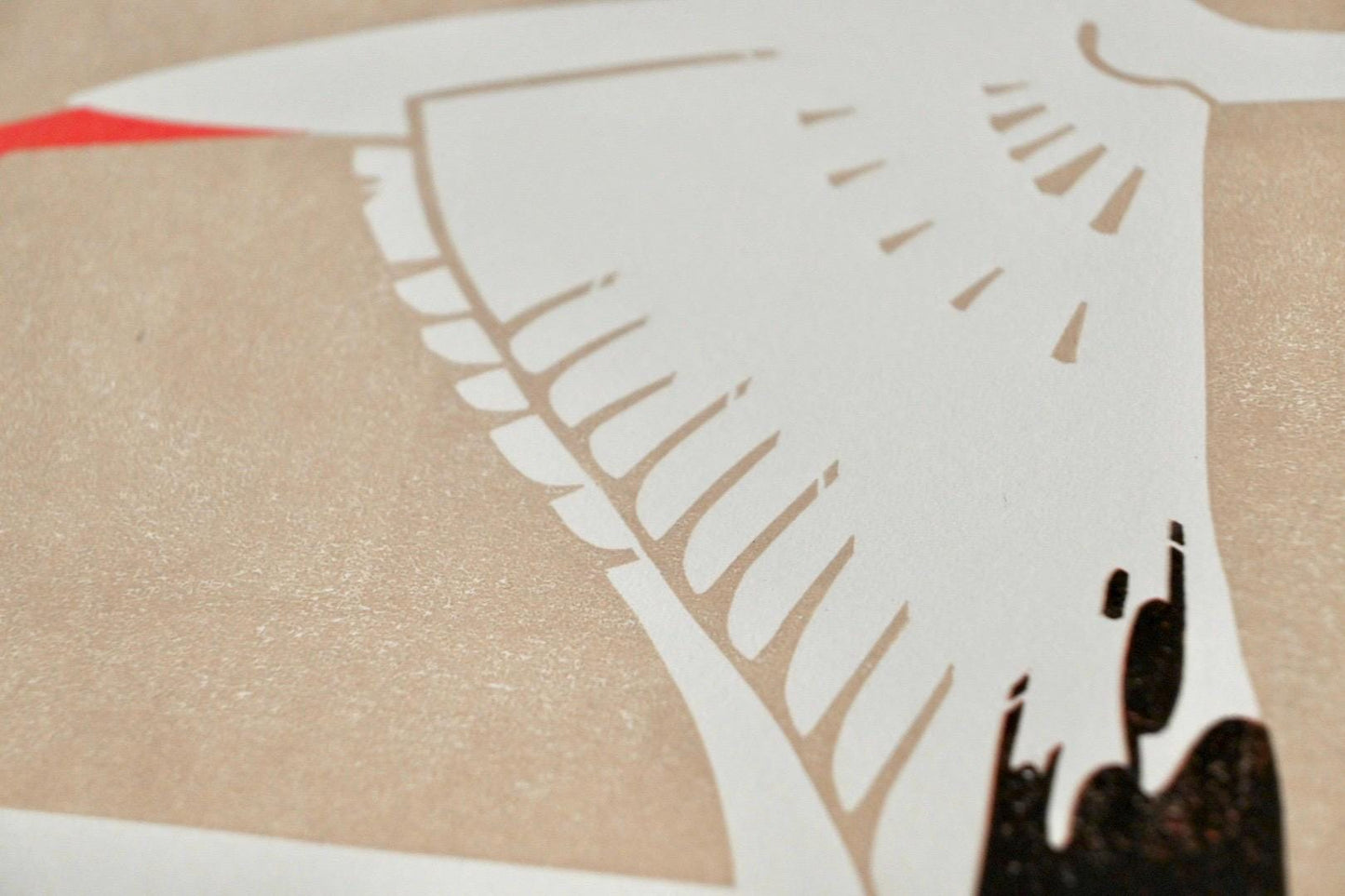 American White Ibis ✦ Limited Edition Linocut Print