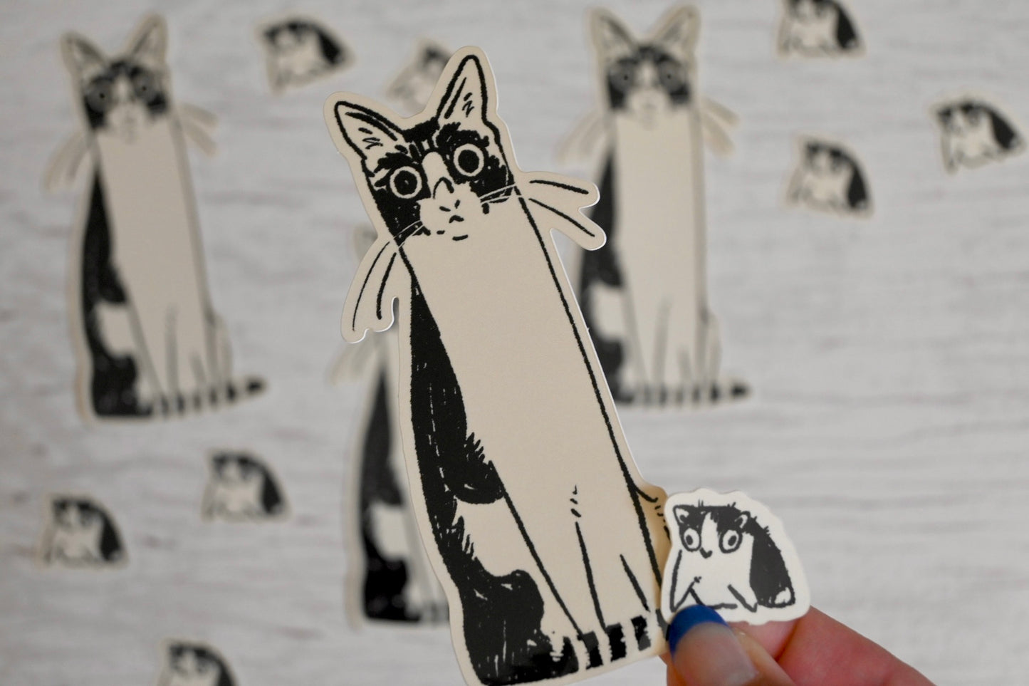 Silly Cat Stickers ✦ laptop water bottle decal ✦ 3 inches ✦ Glossy